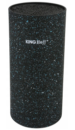 Blok stojak na noże 22 cm czarny KINGHOFF