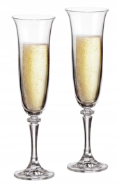 Kieliszki do szampana BOHEMIA BRANTA 175 ml kpl 6szt