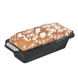 Keksówka do chleba czarna SILICO 29x12 cm