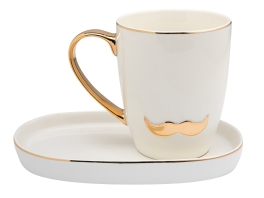 Kubek prezentowy porcelanowy Moustache 360 ml
