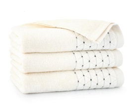 Ręcznik bawełniany OSCAR 50x100 cm KREMOWY