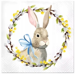 Serwetki "Wielkanocne królik", PAW, 33 cm, 20 szt.