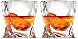 Kryształowe szklanki do whisky Bohemia Quadro kpl. 6szt
