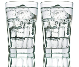 Set 12 Bicchieri Per Bere Acqua In Vetro Alto LAV Aras 365 Ml