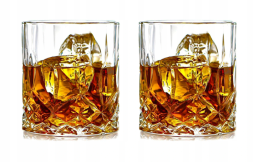 Szklanki do whisky wody 350ml CRISTO kpl. 6szt