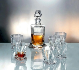 Zestaw do whisky Crystal Karafka 6 szklanek