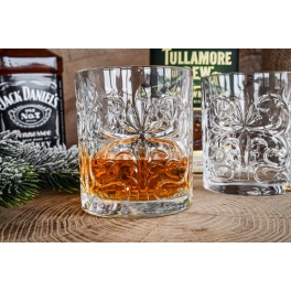 Szklanki kryształowe do whisky RCR TATTOO 340ml 6szt kpl