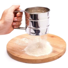 Przesiewacz do mąki i  cukru pudru stalowy