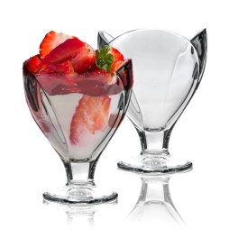Pucharek szklany do lodów deserów Layla 280 ml