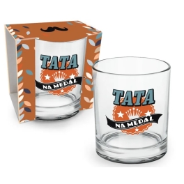 Szklanka whisky - Tata na medal 270 ml