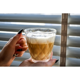 Szklanki do kawy herbaty KALEIDO BORM 320 ml 6szt