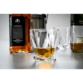 Szklanki do whisky BOHEMIA PRESTIGE QUADRO 340 ml  6szt