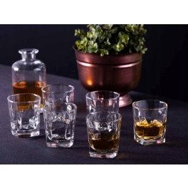 Szklanki do whisky STEPHANIE OPTIC 280ml 6szt kpl