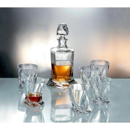 Zestaw do whisky Crystal Karafka 6 szklanek