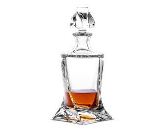Karafka do whisky Bohemia Quadro Prestige 770 ml