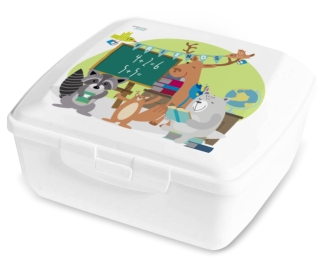 Pojemnik dla dzieci śniadaniówka lunch box AMBITION FOREST 1,35L