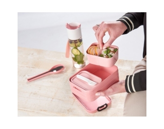Pojemnik lunchbox TAKE A BREAK BENTO różowy