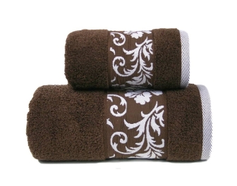 GLAMOUR RĘCZNIK 70x140 BRĄZOWY 450