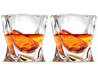 Kryształowe szklanki do whisky Bohemia Quadro kpl. 6szt