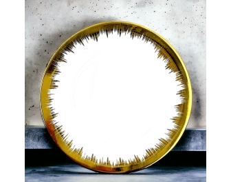 Talerzyk śniadaniowy porcelanowy Gold Dream 20cm